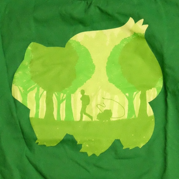 Green Bulbasaur Pokemon T-shirt (Tee Fury) - Picture 1 of 3